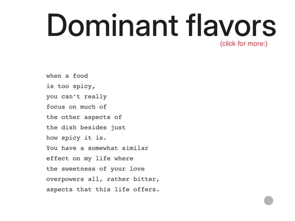 Dominant flavors
