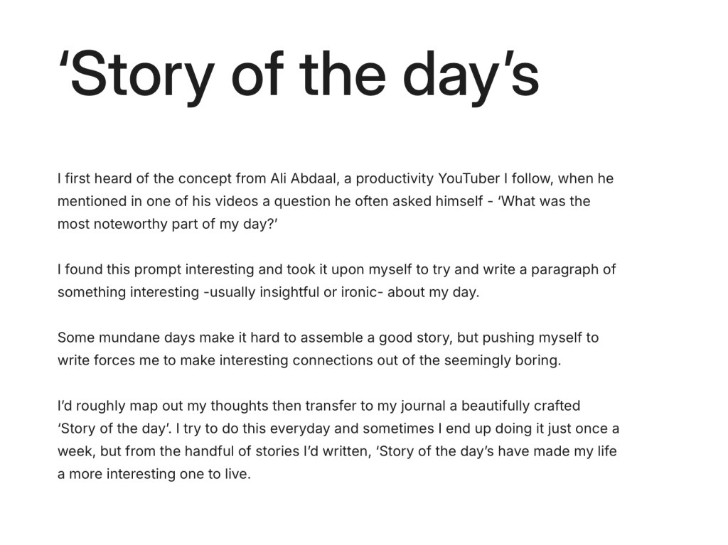 ‘Story of the&nbsp;day’s