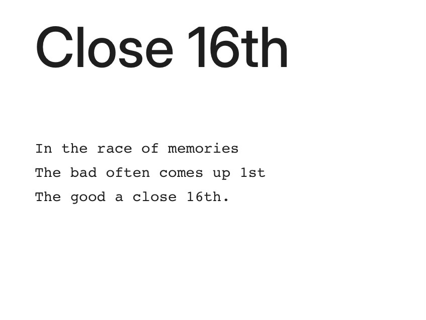 Close 16th